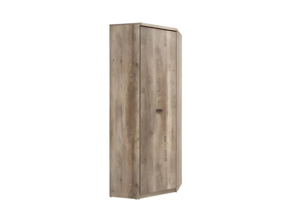 LISETTO | Armoire D'angle Salon Chambre Adulte Et Chambre Ado | Style Moderne | 205,5 X 74,5 X 74,5 Cm | Tringle | Étagères 1 LISETTO | Armoire D'angle Salon Chambre Adulte Et Chambre Ado | Style Moderne | 205,5 X 74,5 X 74,5 Cm | Tringle | Étagères