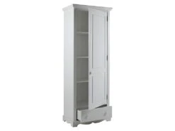 Armoire Bonnetière Blanche Style Anglais -Fren Soldes Boutique armoire et dressing 10058467