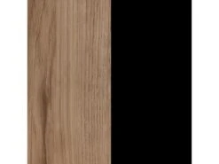 Armoire Portes Coulissantes Et Battantes Noir Et Chêne - KAMILA -Fren Soldes Boutique armoire et dressing 10059737