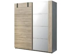 ELEOS - Armoire 2 Portes Coulissantes 188cm
