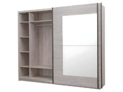 MARJORIE - Armoire 2 Portes Coulissantes 200cm -Fren Soldes Boutique armoire et dressing 10060717
