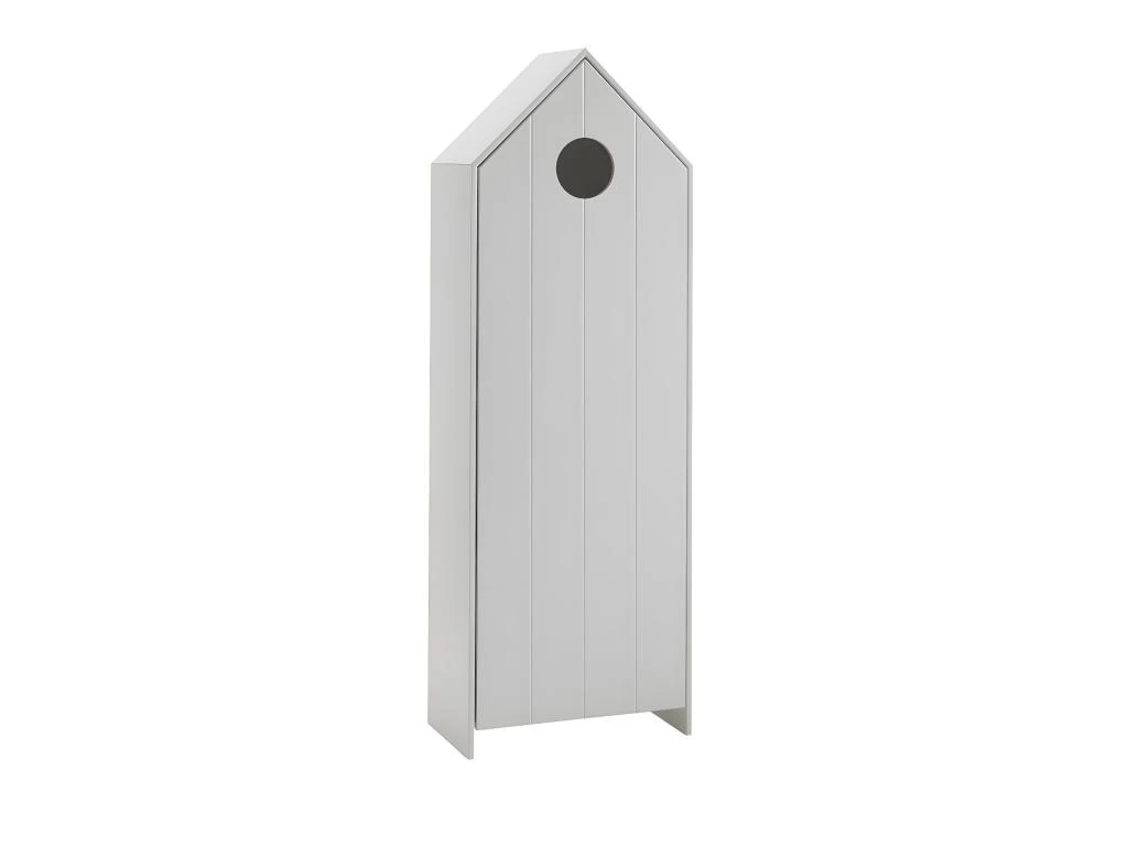 HAVRE - Armoire Cabane De Plage Blanche 1 Porte 1 HAVRE - Armoire Cabane De Plage Blanche 1 Porte