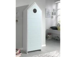HAVRE - Armoire Cabane De Plage Vert Menthe 1 Porte 9 HAVRE - Armoire Cabane De Plage Vert Menthe 1 Porte -Fren Soldes Boutique armoire et dressing 10507003