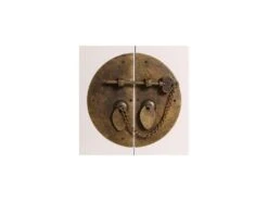 Armoire Lingère 2 Portes, 2 Tiroirs Blanc Meuble Chinois - PEKIN -Fren Soldes Boutique armoire et dressing 11144289