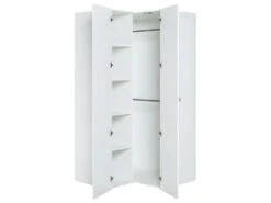 Armoire D'Angle Blanche 2 Portes - Stige -Fren Soldes Boutique armoire et dressing 11449051