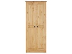 Armoire BARRIO En Pin Massif Style Mexicain, Penderie Pour Vêtements Avec 2 Portes, Finition Teintée/cirée 7 Armoire BARRIO En Pin Massif Style Mexicain, Penderie Pour Vêtements Avec 2 Portes, Finition Teintée/cirée -Fren Soldes Boutique armoire et dressing 12853359