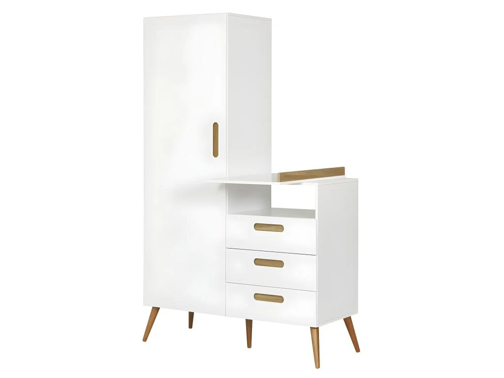 Armoire à Langer Zahia Blanc 1 Armoire à Langer Zahia Blanc