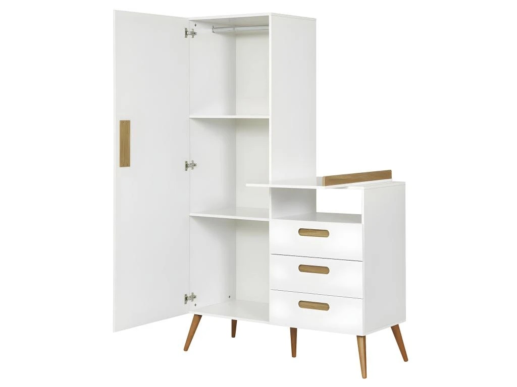 Armoire à Langer Zahia Blanc 2 Armoire à Langer Zahia Blanc – Image 2