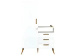 Armoire à Langer Zahia Blanc 11 Armoire à Langer Zahia Blanc -Fren Soldes Boutique armoire et dressing 13076481