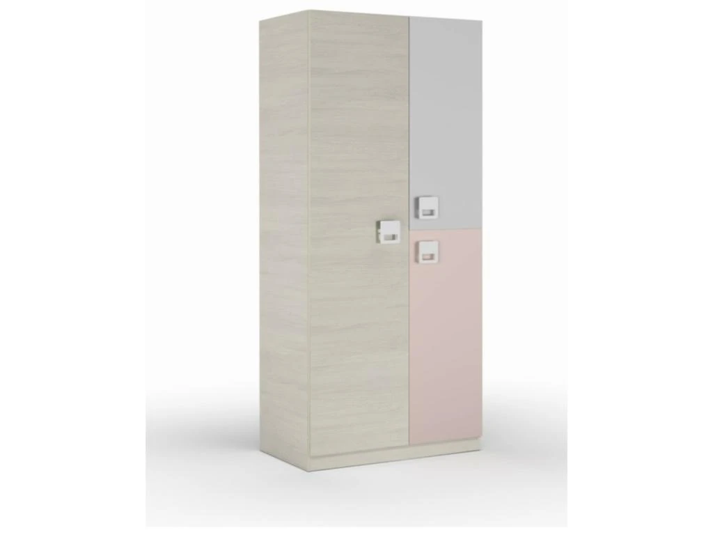 Armoire Penderie Enfant 3 Portes L90 X H200 Cm 2 Armoire Penderie Enfant 3 Portes L90 X H200 Cm – Image 2