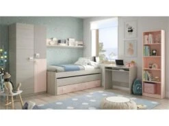 Armoire Penderie Enfant 3 Portes L90 X H200 Cm 7 Armoire Penderie Enfant 3 Portes L90 X H200 Cm -Fren Soldes Boutique armoire et dressing 14661215