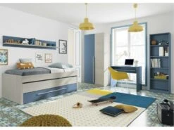 Armoire Penderie Enfant 2 Portes L90 X H200 Cm -Fren Soldes Boutique armoire et dressing 14661235