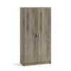 Armoire, Collection TOLLY, 2 Portes, 75x150 Cm, Coloris Chêne Sonoma
