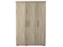 Armoire, Garde-robe, Collection TOM, 3 Portes 120 Cm, Penderie Intégrée Chêne Sonoma -Fren Soldes Boutique armoire et dressing 15894423