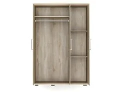 Armoire, Garde-robe, Collection TOM, 3 Portes 120 Cm, Penderie Intégrée Chêne Sonoma -Fren Soldes Boutique armoire et dressing 15894425