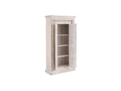 Armoire De Salon Bois Blanchi - JAMI -Fren Soldes Boutique armoire et dressing 17632611