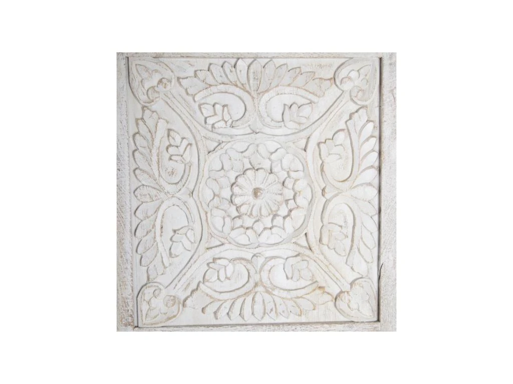 Armoire 2 Portes 3 étagères Bois/Blanc Taille M - LANPA 6 Armoire 2 Portes 3 étagères Bois/Blanc Taille M - LANPA – Image 6