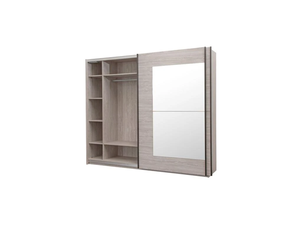 Armoire 2 Portes Coulissantes 250 Cm - YANN 4 Armoire 2 Portes Coulissantes 250 Cm - YANN – Image 4
