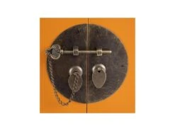 Armoire 4 Portes, 3 Tiroirs Orange Meuble Chinois - PEKIN -Fren Soldes Boutique armoire et dressing 17632811