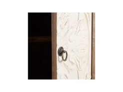 Petite Armoire Bois Blanchi 2 Portes - ROSANA -Fren Soldes Boutique armoire et dressing 17637057