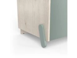 Armoire 4 Portes Battantes 1 Niche Bois Beige/vert - SASHA - L 89 X L 50 X H 183 Cm 12 Armoire 4 Portes Battantes 1 Niche Bois Beige/vert - SASHA - L 89 X L 50 X H 183 Cm -Fren Soldes Boutique armoire et dressing 19721347