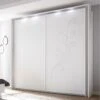 Armoire 2 Portes 243 Cm à LEDs - LADY - L 265 X L 57 X H 230 Cm