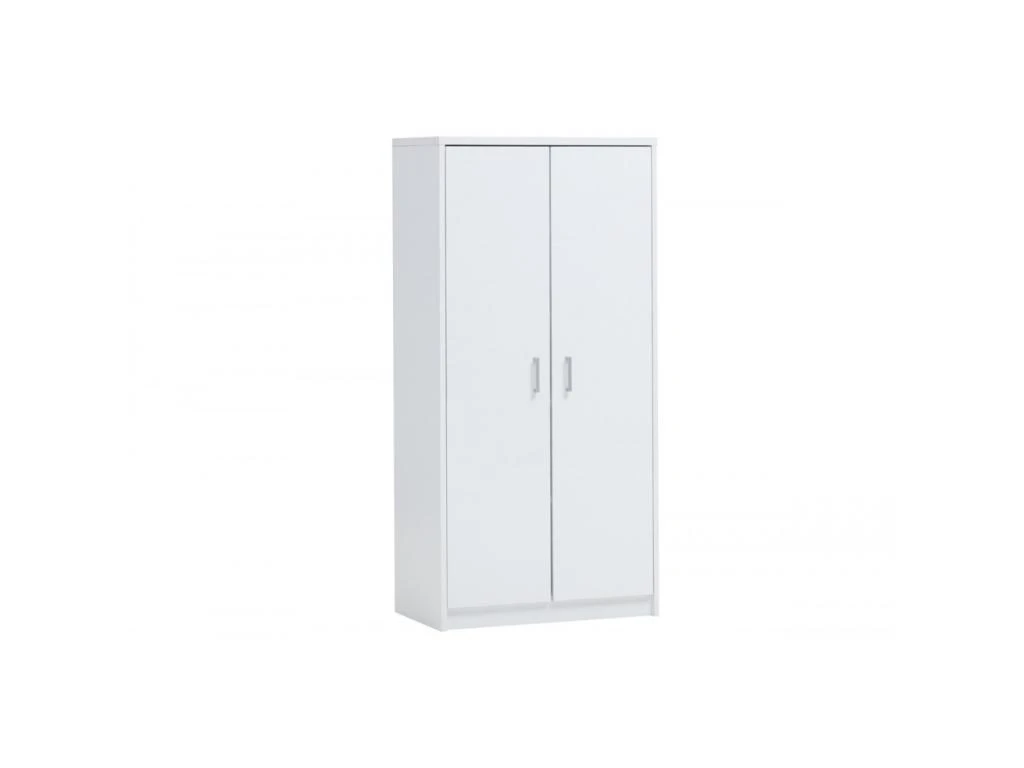 Armoire Grand Model, Collection SPACI, 2 Portes, 72x194 Cm, Coloris Blanc 1 Armoire Grand Model, Collection SPACI, 2 Portes, 72x194 Cm, Coloris Blanc