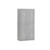 Armoire Grand Model, Collection SPACI, 2 Portes, 72x194 Cm, Coloris Chêne Gris