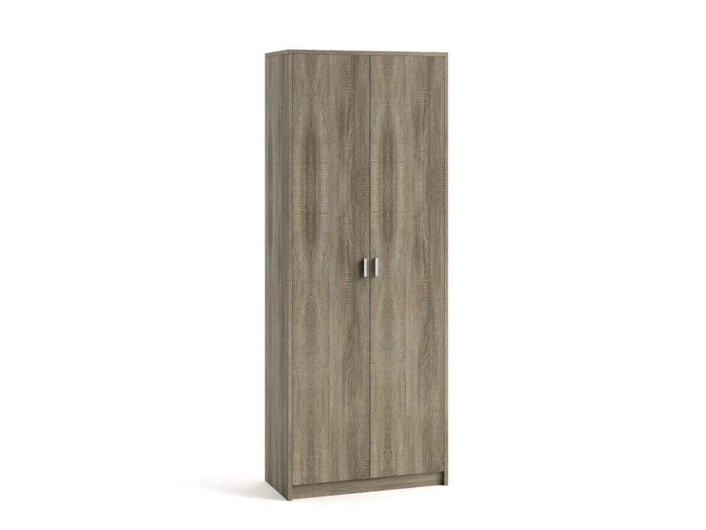 Armoire, Collection TOLLY, 2 Portes, 75x195 Cm, Coloris Chêne Sonoma 1 Armoire, Collection TOLLY, 2 Portes, 75x195 Cm, Coloris Chêne Sonoma