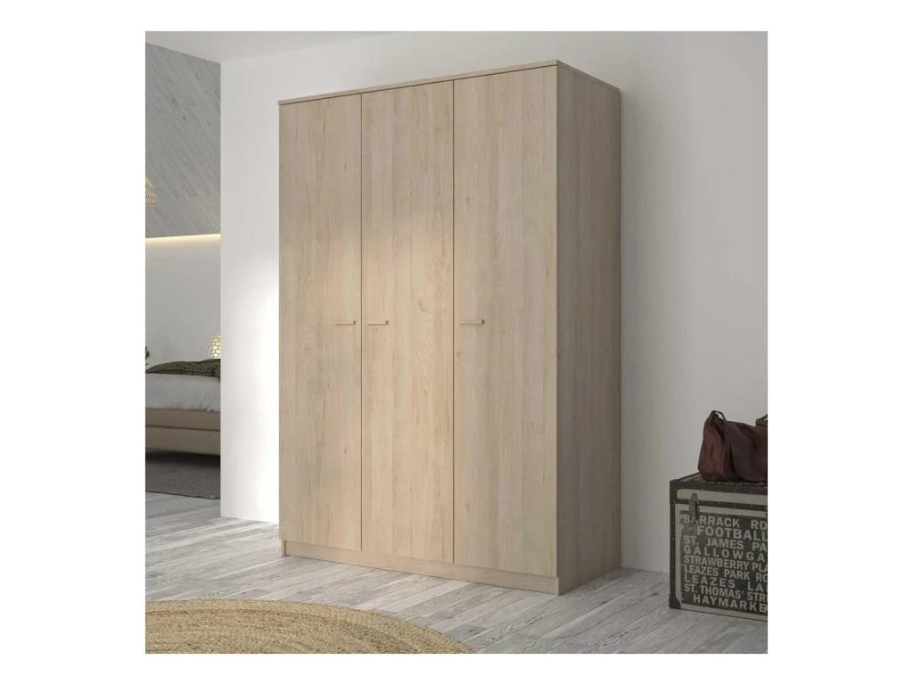 Armoire 3 Portes Chêne Blond - MAILLE