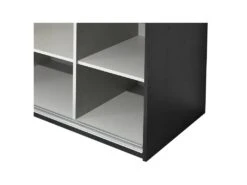 Armoire 2 Portes Coulissantes 217 Cm Bois Noir - UNYS -Fren Soldes Boutique armoire et dressing 21722119