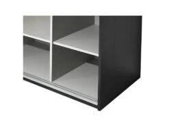 Armoire 2 Portes Coulissantes 245 Cm Bois Noir - UNYS -Fren Soldes Boutique armoire et dressing 21722163