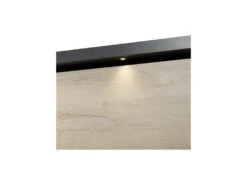 Armoire 280 Cm 2 Portes Coulissantes + Leds Chêne Naturel/Noir - ZEUS 10 Armoire 280 Cm 2 Portes Coulissantes + Leds Chêne Naturel/Noir - ZEUS -Fren Soldes Boutique armoire et dressing 22076481