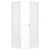 Armoire D'angle 1 Porte L103-103 X H240 Cm Flex Blanc
