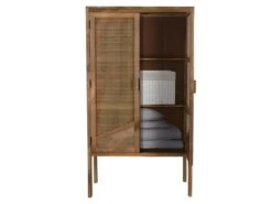 Armoire Tiki En Cannage 2 Portes En Bois -Fren Soldes Boutique armoire et dressing 23029619