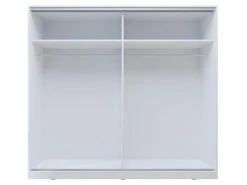 Armoire Blanche 200cm Avec Miroirs, Portes Coulissantes. Collection CALABRE. 9 Armoire Blanche 200cm Avec Miroirs, Portes Coulissantes. Collection CALABRE. -Fren Soldes Boutique armoire et dressing 8979219