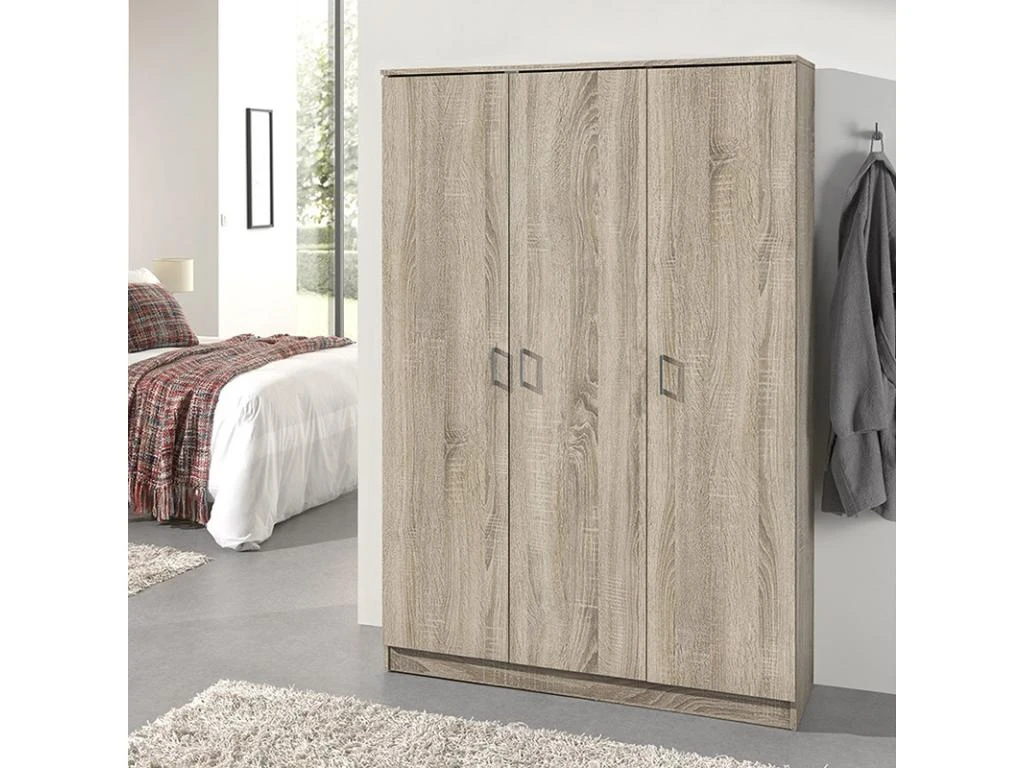Garde Robe REY, Armoire 3 Portes Idéal Pour Votre Entrée, Votre Buanderie Ou Votre Sdb 1 Garde Robe REY, Armoire 3 Portes Idéal Pour Votre Entrée, Votre Buanderie Ou Votre Sdb