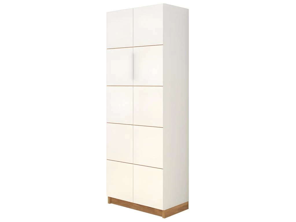 Armoire 2 Portes Blanche Haut. 180 Cm 10 Niches 2 Armoire 2 Portes Blanche Haut. 180 Cm 10 Niches – Image 2