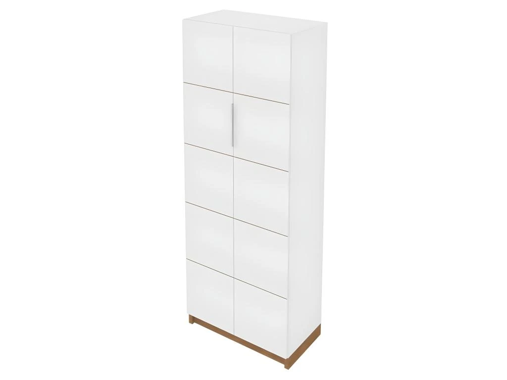 Armoire 2 Portes Blanche Haut. 180 Cm 10 Niches 4 Armoire 2 Portes Blanche Haut. 180 Cm 10 Niches – Image 4