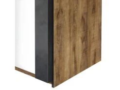 CANDAS - Armoire 2 Portes Coulissantes 245cm Effet Bois -Fren Soldes Boutique armoire et dressing 9578183