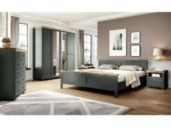 Armoire 200x220 Avec 4 Portes. Coloris Vert Kaki Et Chêne. Collection ASSIA 8 Armoire 200x220 Avec 4 Portes. Coloris Vert Kaki Et Chêne. Collection ASSIA -Fren Soldes Boutique armoire et dressing 9578213