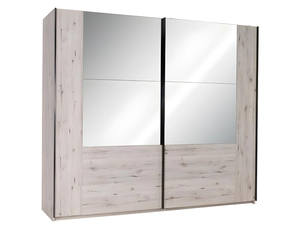 Armoire 2 Portes Coulissantes RICCARDO. Miroirs LED 1 Armoire 2 Portes Coulissantes RICCARDO. Miroirs LED