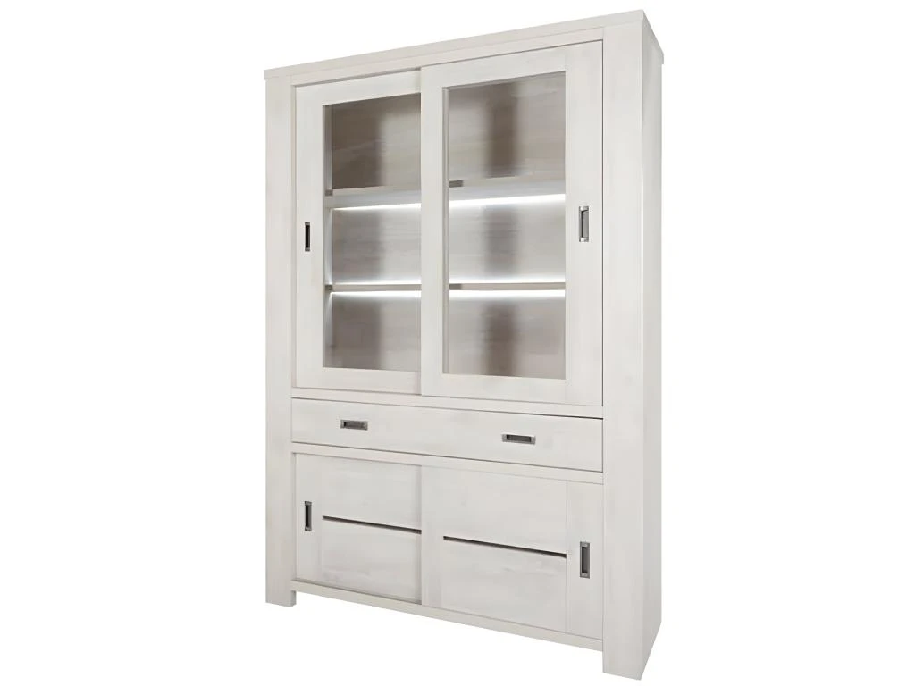 WILFRIED - Vitrine 4 Portes 1 Tiroir 1 WILFRIED - Vitrine 4 Portes 1 Tiroir