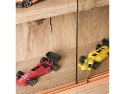 COLLECT - Vitrine Murale 5 Compartiments Aspect Chêne Artisan -Fren Soldes Boutique bibliotheque vitrine et etagere 12395371