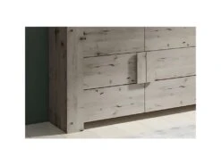 Vitrine 2 Portes 120 Cm Lyon - Chêne 7 Vitrine 2 Portes 120 Cm Lyon - Chêne -Fren Soldes Boutique bibliotheque vitrine et etagere 9171049