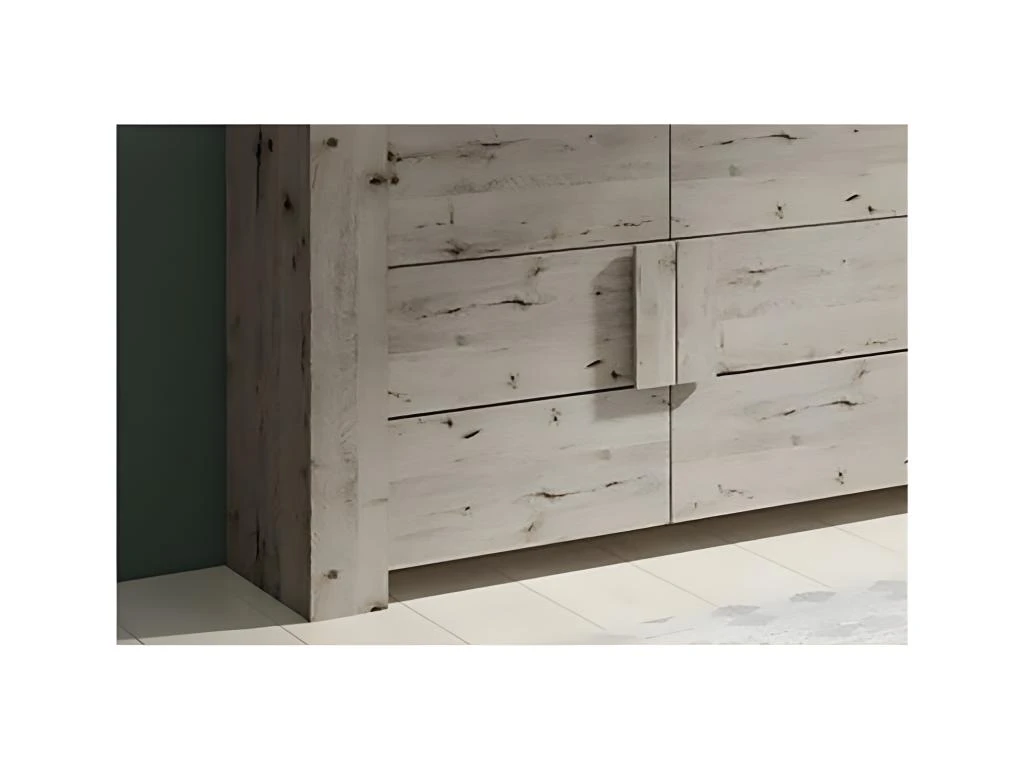 Vitrine 2 Portes 120 Cm Lyon - Chêne 4 Vitrine 2 Portes 120 Cm Lyon - Chêne – Image 4