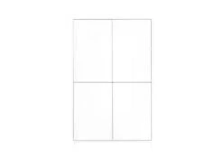 Vaisselier 4 Portes Laqué Blanc Brillant - TREVISE