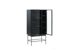 Vaisselier 2 Portes Métal/Bois/Verre - TEULAT BLUR -Fren Soldes Boutique buffet 11128187
