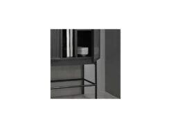 Vaisselier 2 Portes Métal/Bois/Verre - TEULAT BLUR -Fren Soldes Boutique buffet 11128191