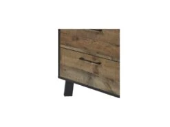 Vaisselier 2 Portes 2 Tiroirs Bois/Métal - NINO 7 Vaisselier 2 Portes 2 Tiroirs Bois/Métal - NINO -Fren Soldes Boutique buffet 11140281